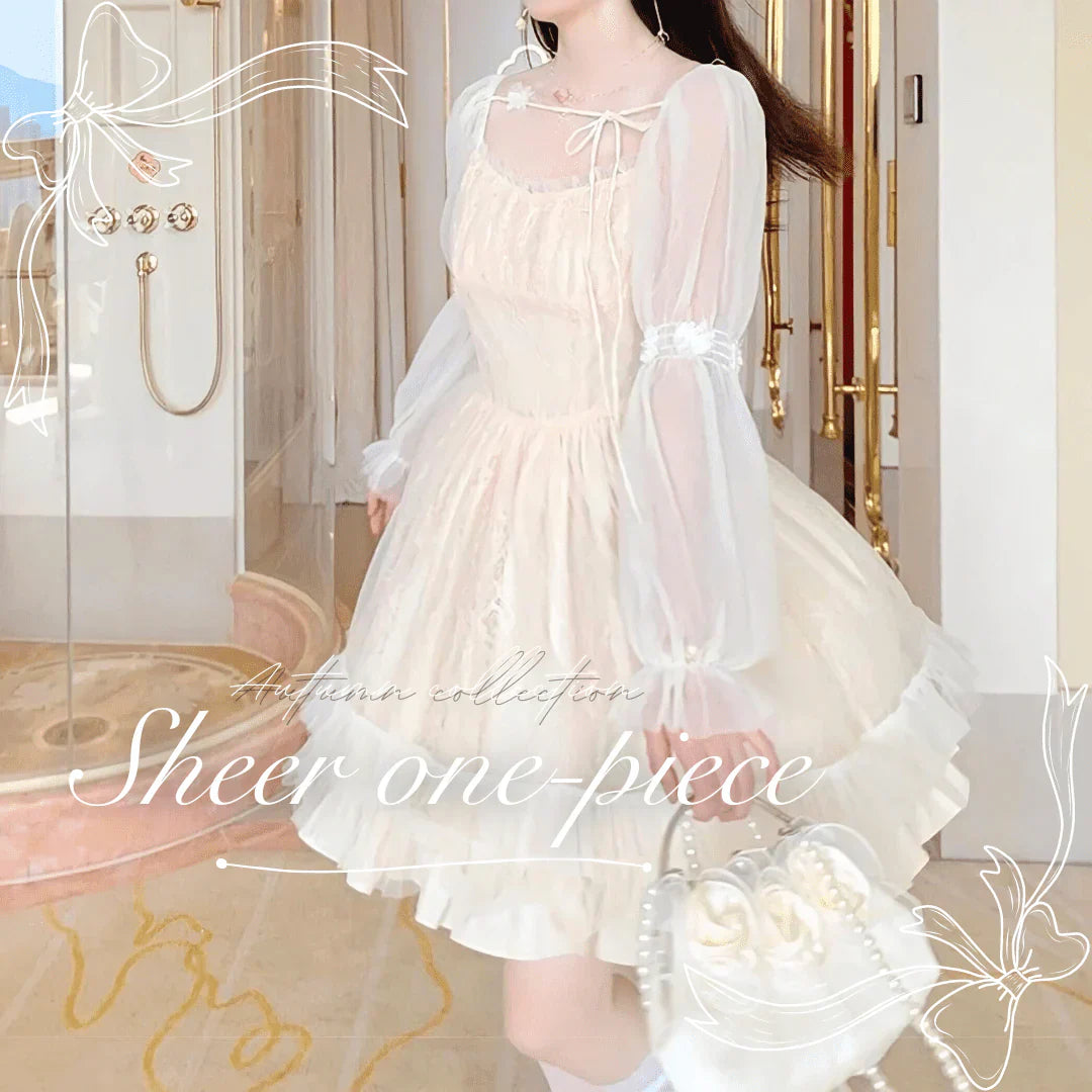 favorite 新品 泉に漂う妖精さんのワンピース favorite 新品 泉に漂う妖精さんのワンピース