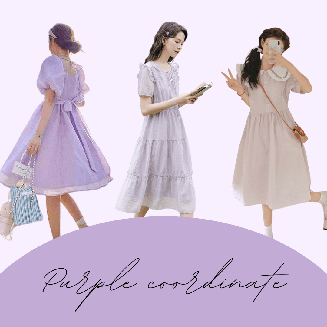 夏に着たい♡パープル/紫色系ワンピース -【公式】プリンセスガーリー 夏に着たい♡パープル/紫色系ワンピース -【公式】プリンセスガーリー