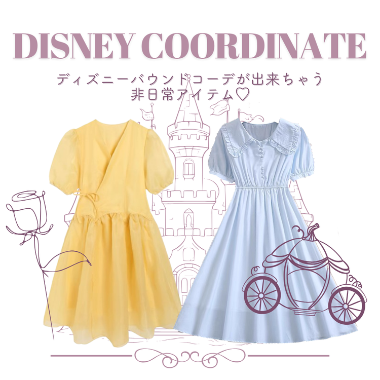 ディズニーバウンドコーデができちゃう非日常アイテム❤︎