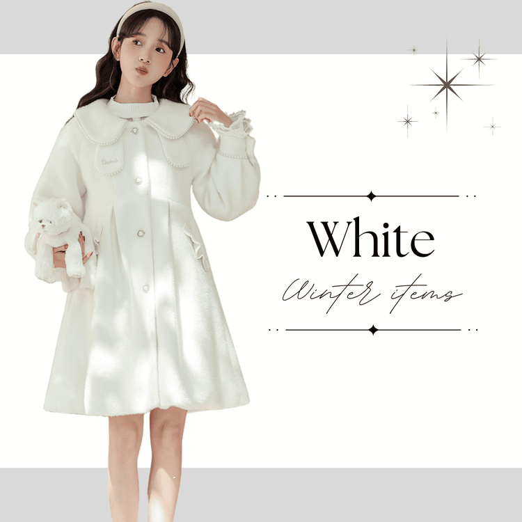 冬コーデ♡参戦服にしたいホワイトアイテム
