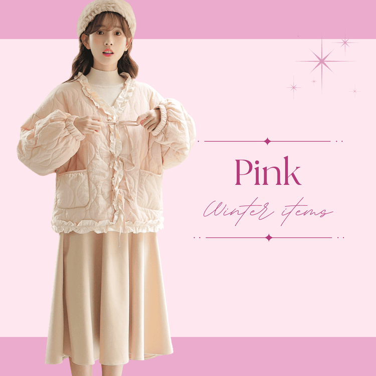 冬コーデ♡参戦服にしたいピンクアイテム