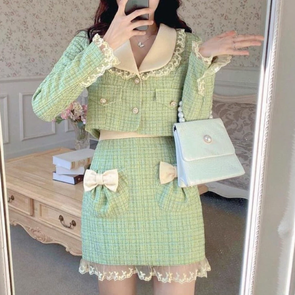 公式】【2点セット】草木と小鳥のさえずりセットアップ-プリンセス