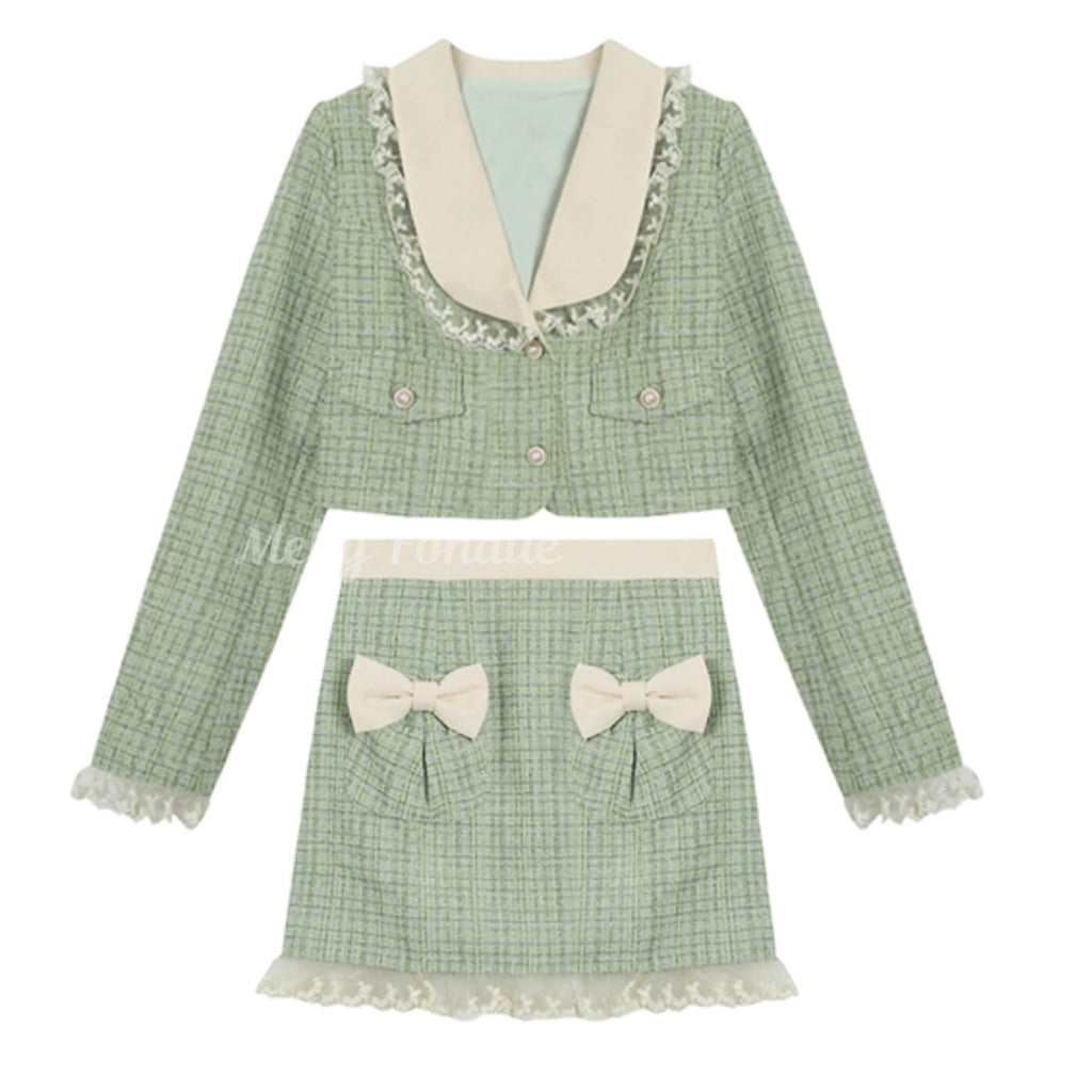 【2点セット】草木と小鳥のさえずりセットアップ