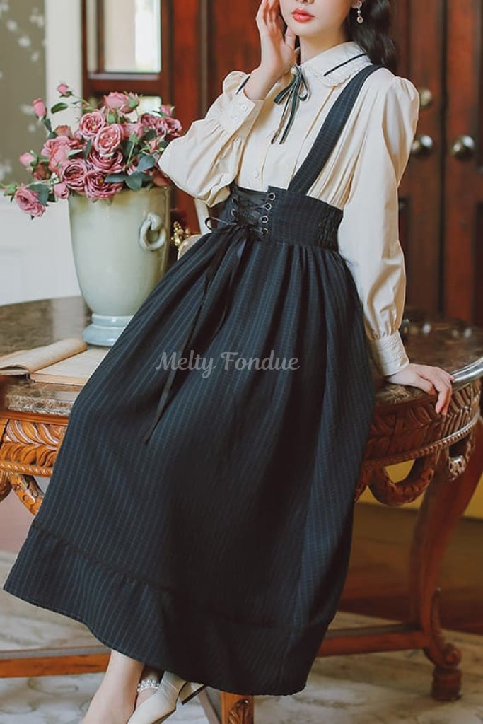 【2点セット】館で過ごした想い出のセットアップ(全2色)