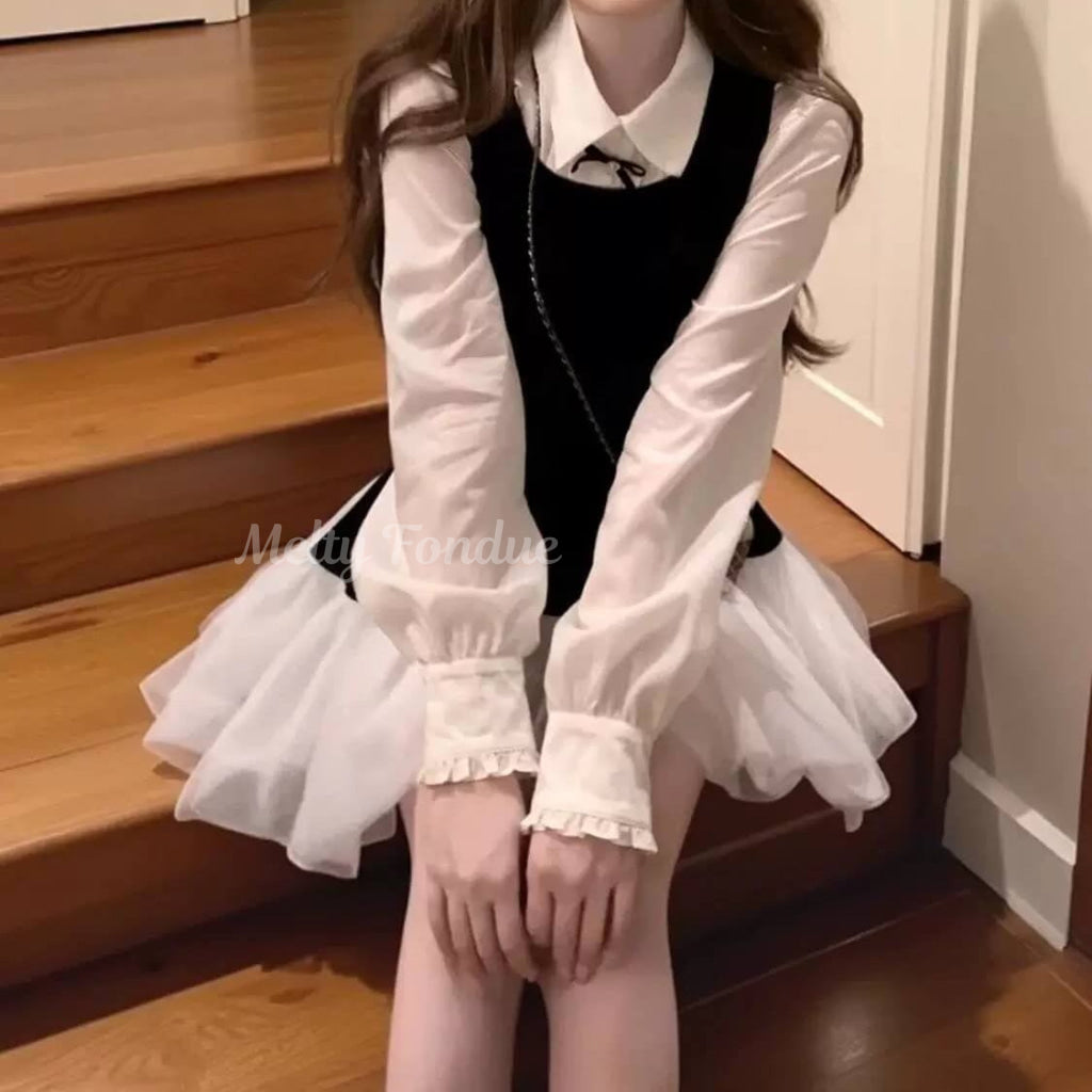 【2点セット】ステージを夢見る少女のワンピース