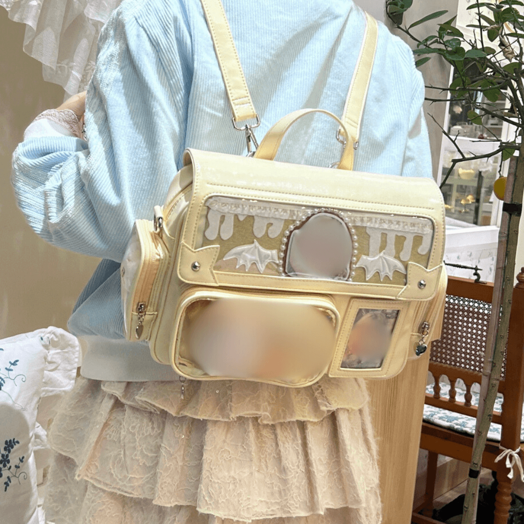 【ハンド/ショルダー/リュック 3WAY仕様】ミルクキャンディの約束痛バッグ(全7色)