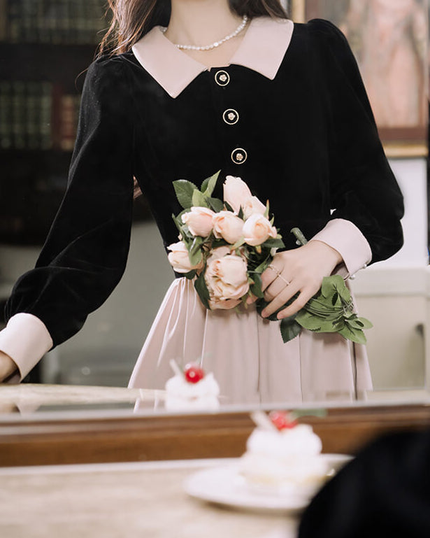 《特別な日に着たい上品な一枚》王宮のお庭で待ち合わせワンピース