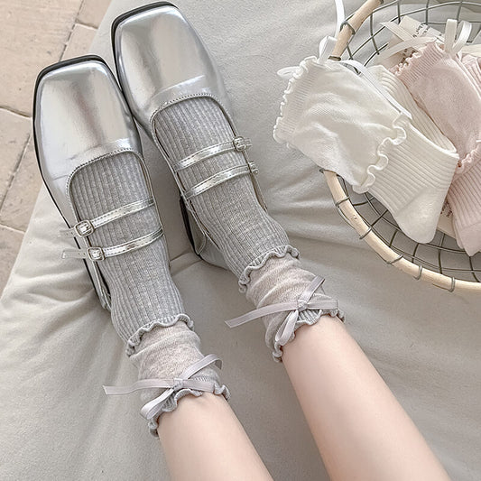 夢見るお姫様の微笑みソックス(全5色)