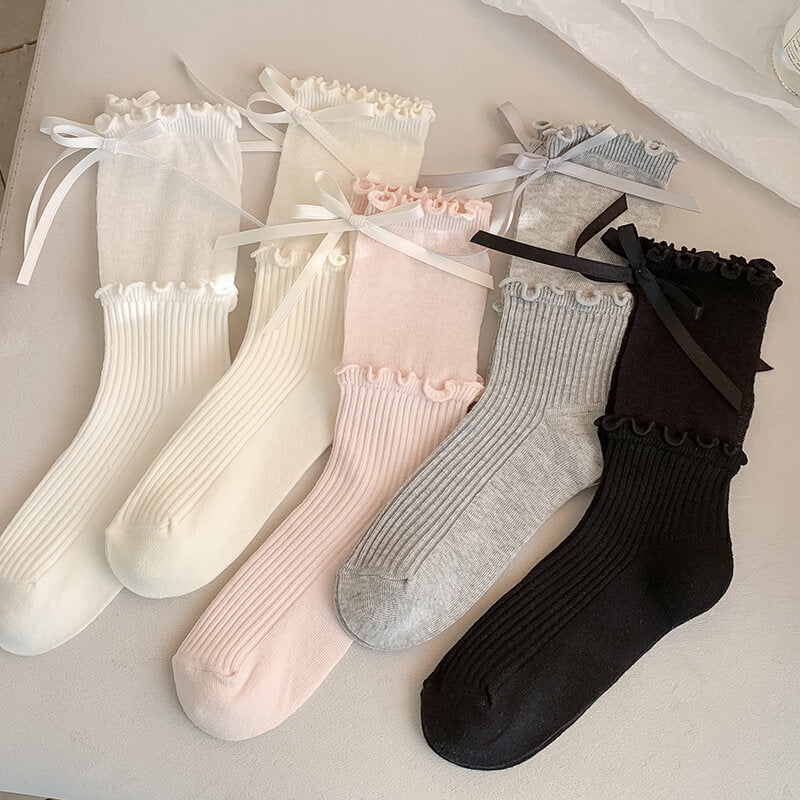 夢見るお姫様の微笑みソックス(全5色)