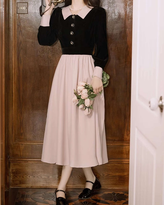 《特別な日に着たい上品な一枚》王宮のお庭で待ち合わせワンピース