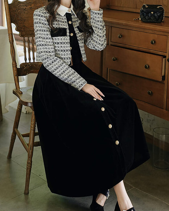 【一枚で主役級】月影の下で踊るお嬢様ワンピース