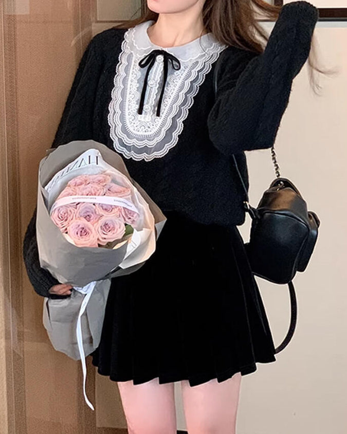 【秋冬の主役級アイテム】月明かりの約束を結ぶクラシカルニット(全3色)