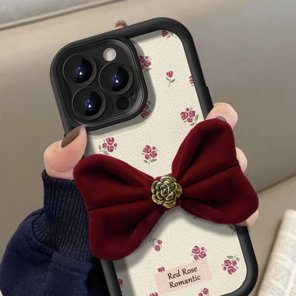 アンティークなロマンチックIphoneケース(全2色)