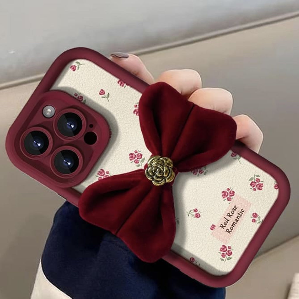 アンティークなロマンチックIphoneケース(全2色)