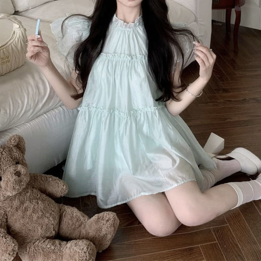 アルバム開く内緒の思い出ワンピース(全2色) ライトブルー