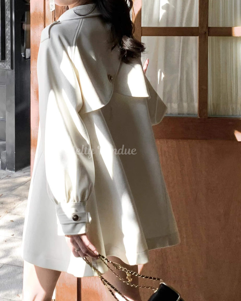 雪の妖精のティータイムコート