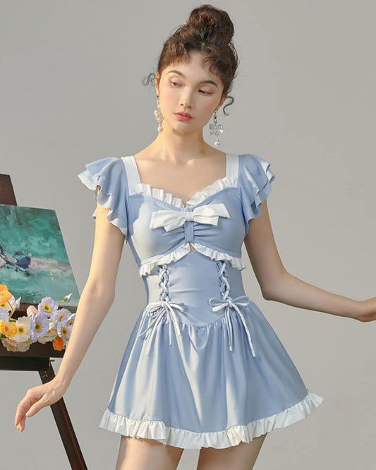 淡空にときめくお姫様の水着