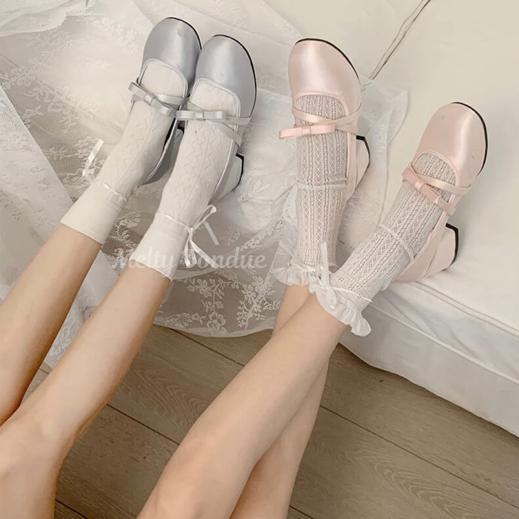 浮き足立つ少女の夢シューズ(全2色)