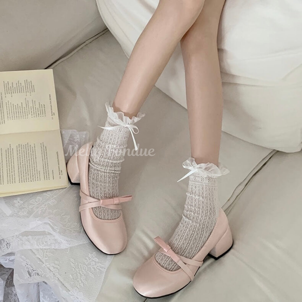 浮き足立つ少女の夢シューズ(全2色)