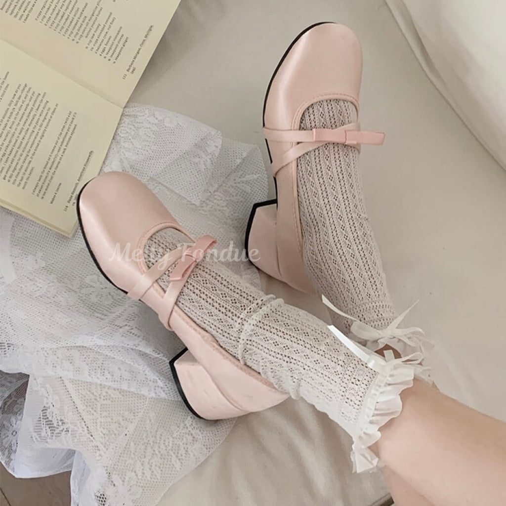 浮き足立つ少女の夢シューズ(全2色)