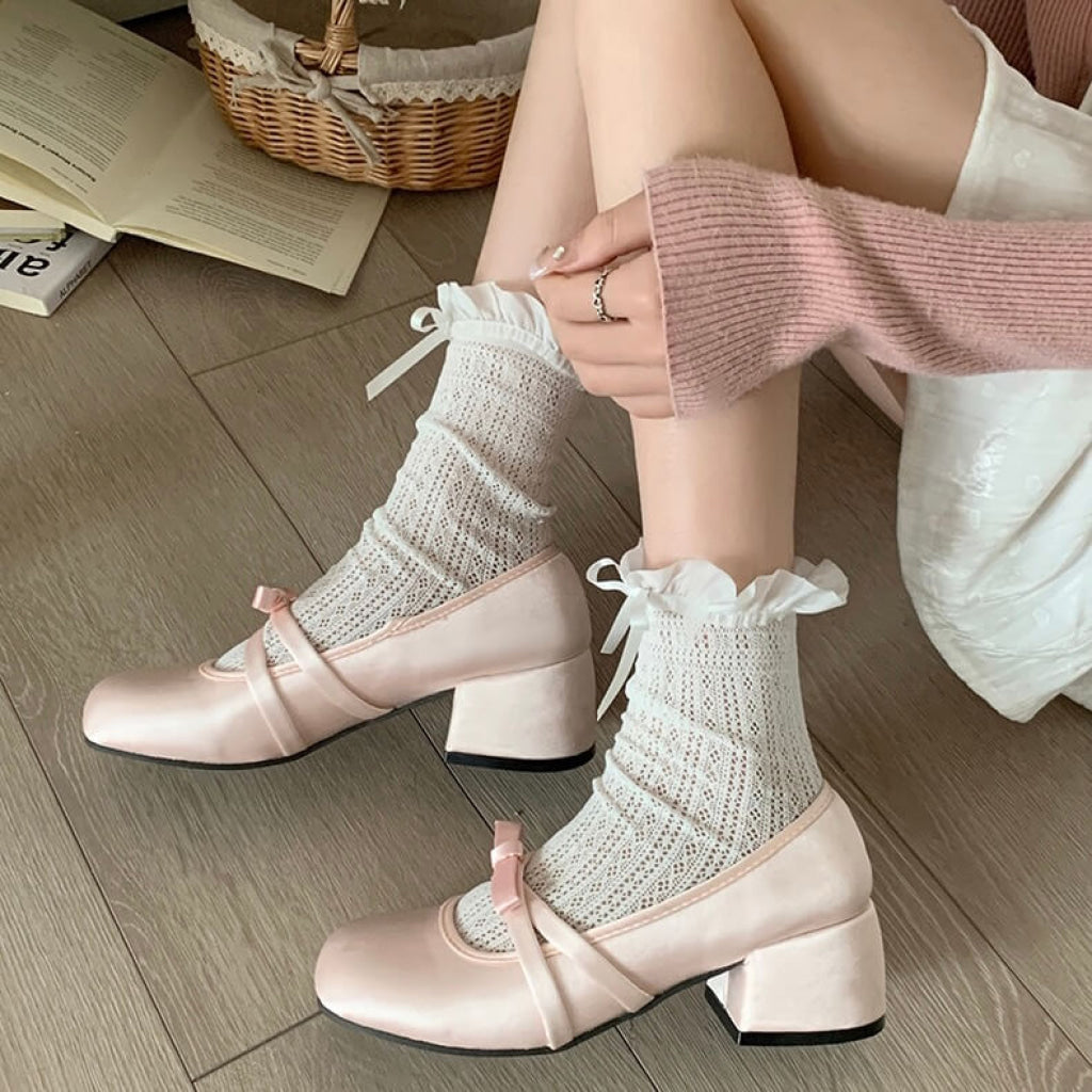 浮き足立つ少女の夢シューズ(全2色)