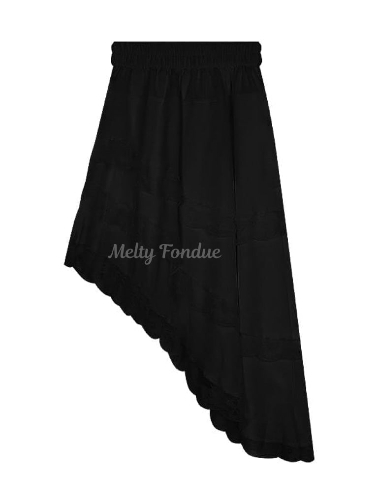 憧れ秘めたモノトーンスカート(全2色)