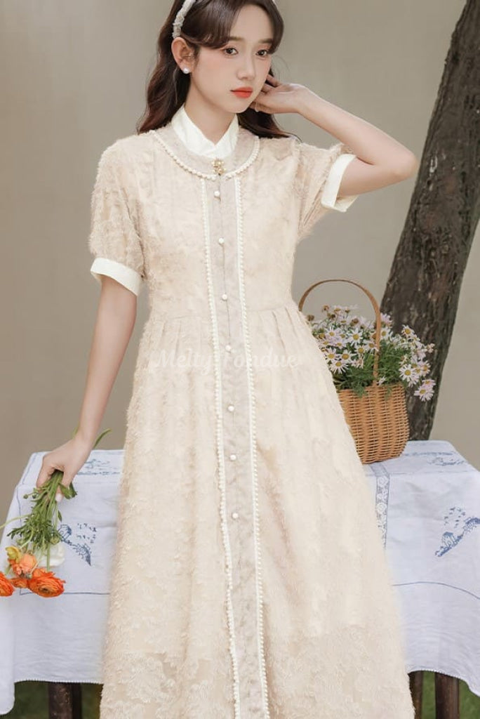 甘さ秘めたお嬢様のワンピース(全2色)