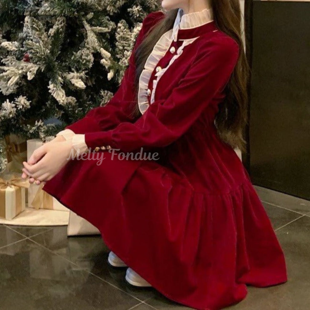 格式感じるお嬢様ワンピース(全2色)