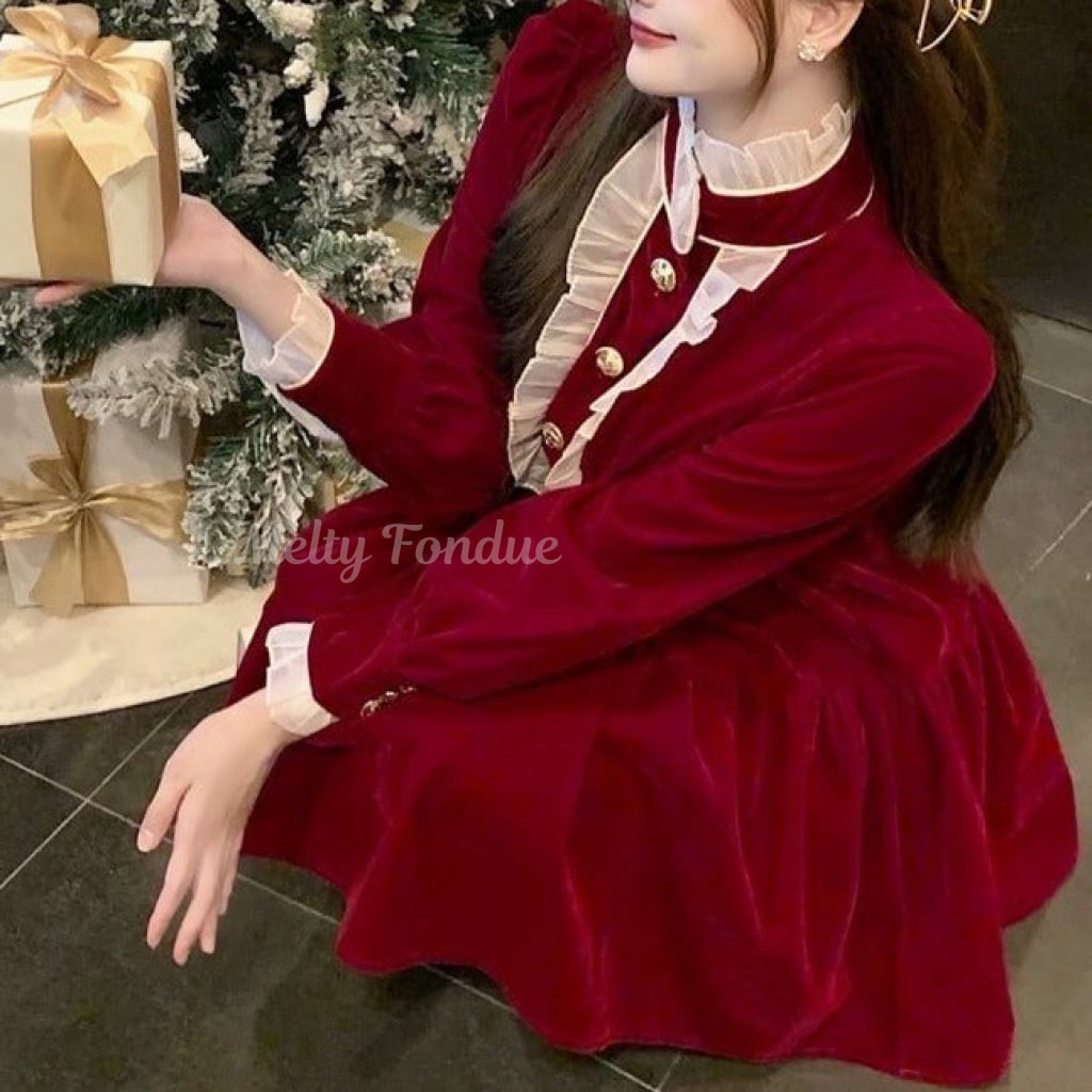 格式感じるお嬢様ワンピース(全2色)