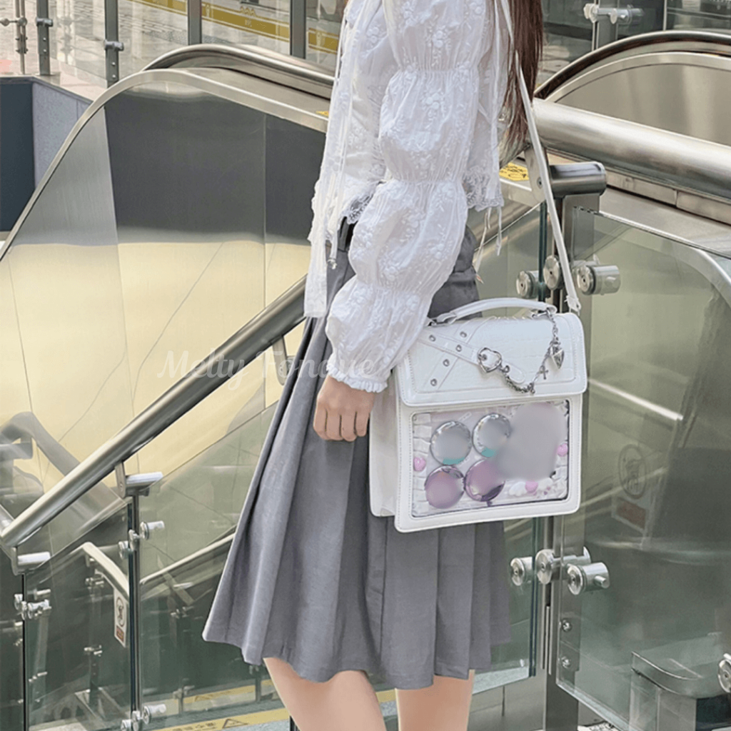 【ハンド/ショルダー/リュック 3way仕様】秘密の想いを閉じ込めた痛バッグ(全2色)