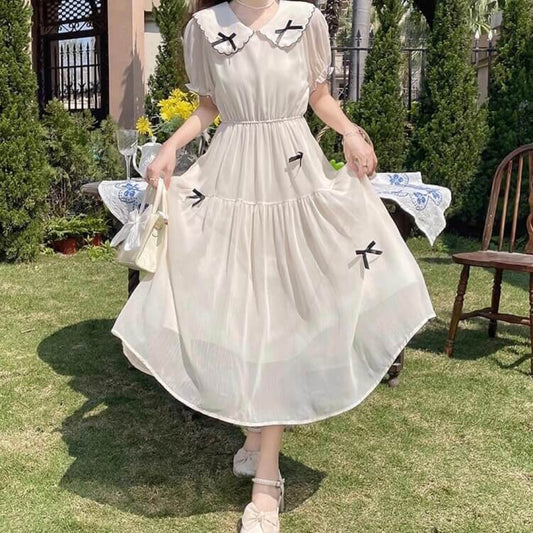 花畑を駆け回るあの子ワンピース