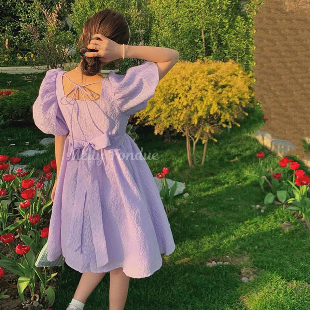 花園にお呼ばれワンピース