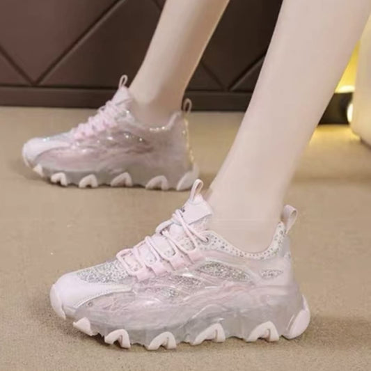 煌めく世界の一頁シューズ(全2色) ピンク / 22.5