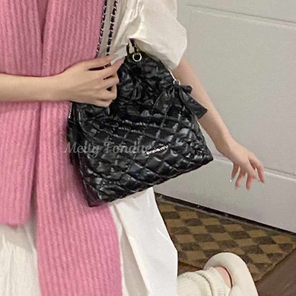 煌めくあの日の出会いキルティングバッグ(全4色)