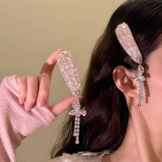 【2点セット】恋色バタフライの夢舞うヘアピン