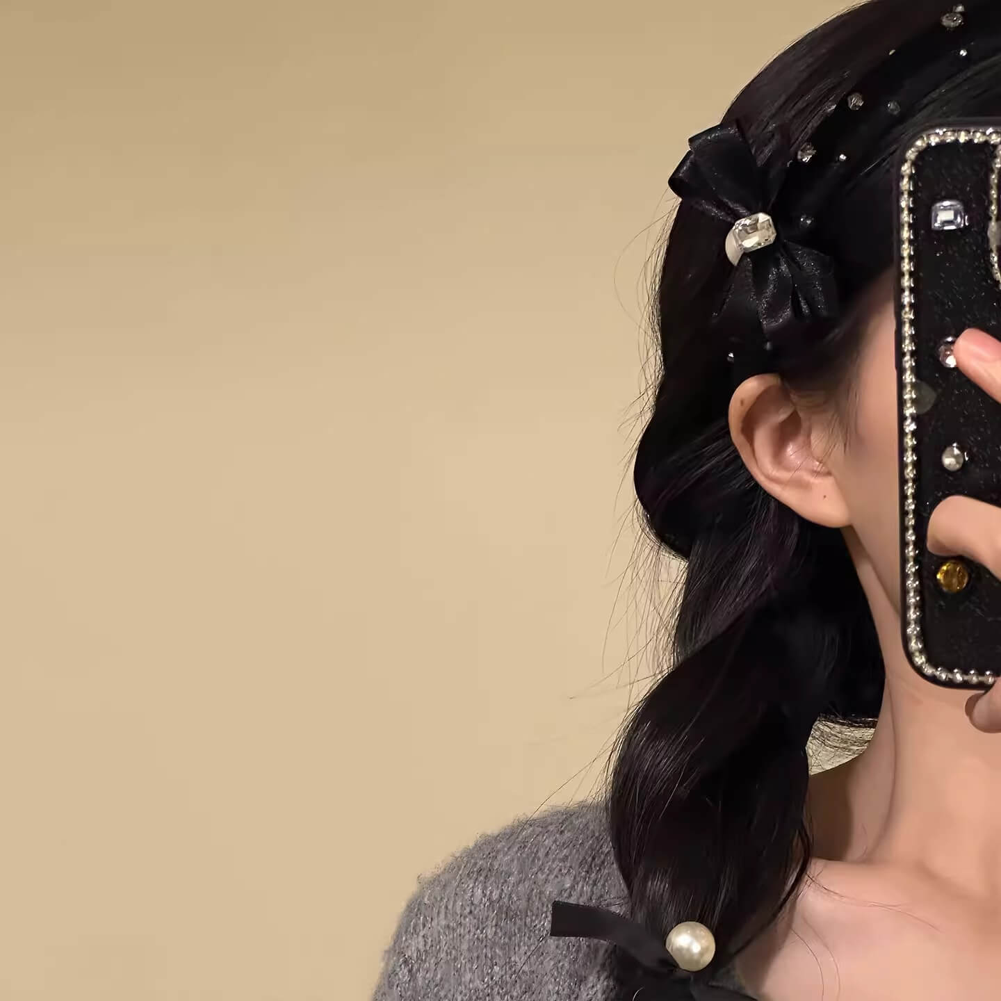 秘密の甘い夜の宝石カチューシャ