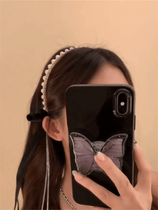 夢紡ぐリボンのロマンティックカチューシャ