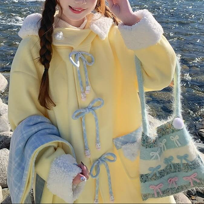 《暖かさもときめきも叶える》陽だまりのリボンが咲く日コート