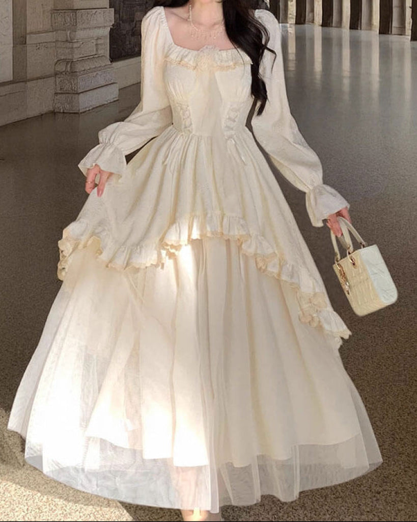 ☆セール中　ドールドレス　アンティークレース　キャミソールドレス　恋月姫 恋月姫ドールAriel memorial Angelica (アリエル・メモリアル