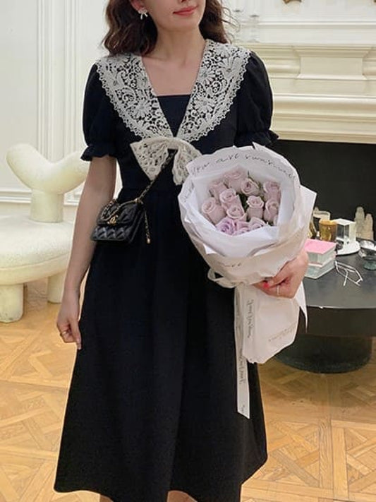 カフェテリアで出会う運命のワンピース(全2種) ロング丈