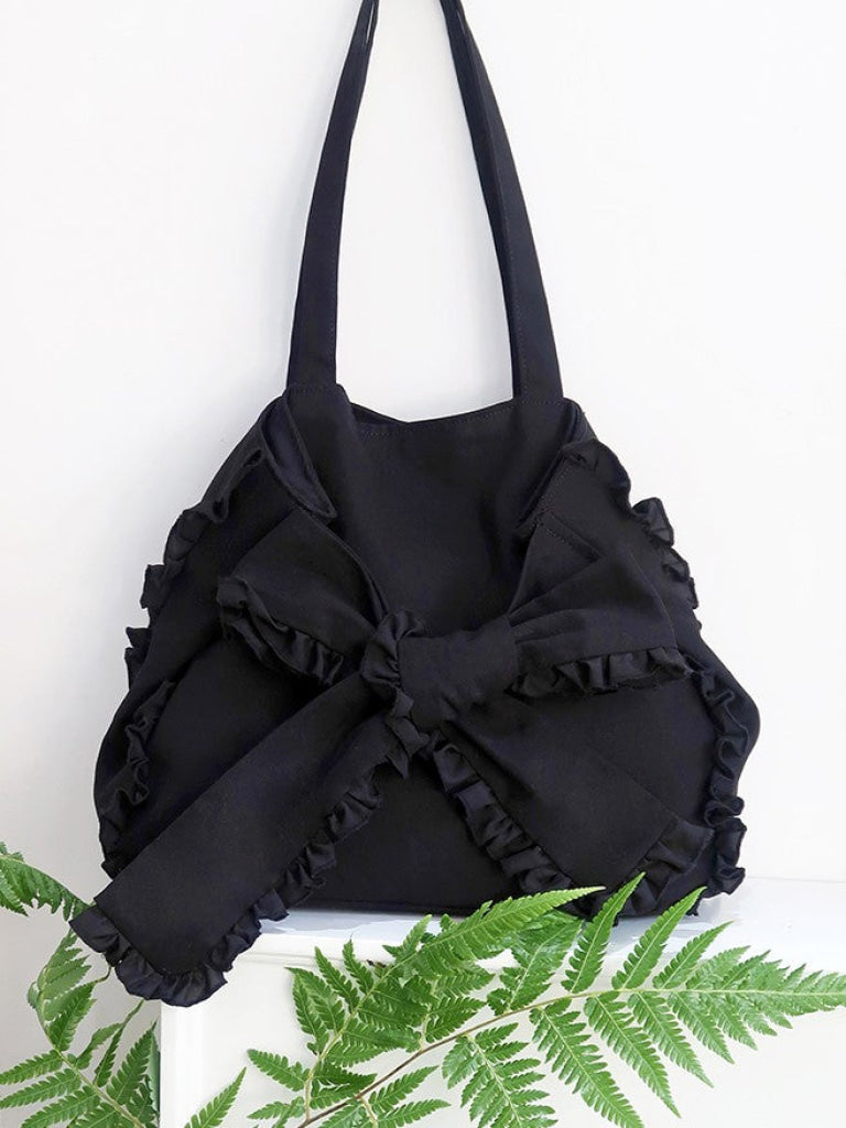 可愛さ詰め込んだリボンバッグ(全2色)