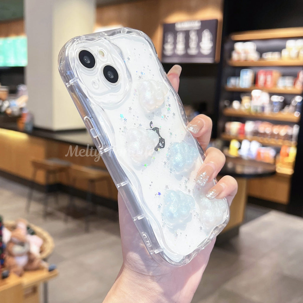 きらきらお空と雲のIphoneケース