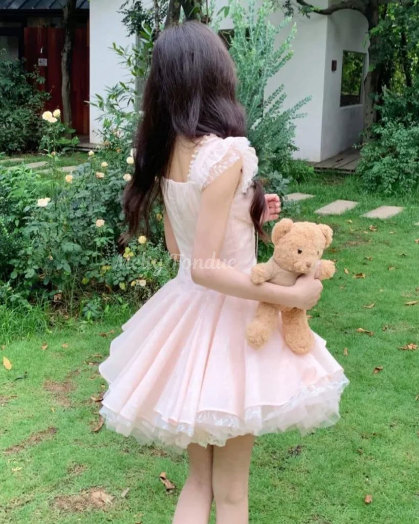 きらめく夢のティアラワンピース(全2色)