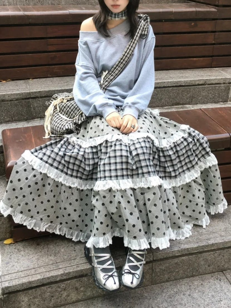 MOSCHINO COUTURE！】 マルチカラー レトロ プリント スカート