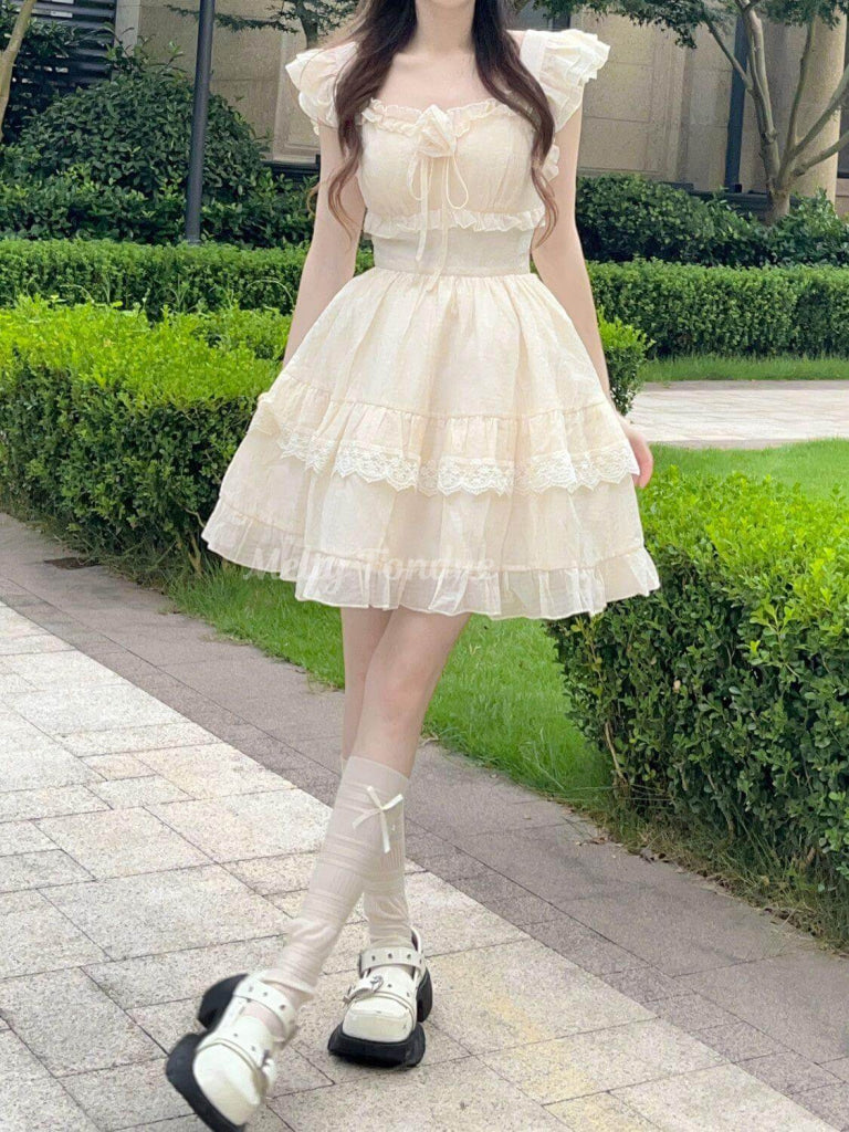 夢みる花びらの舞踏会ワンピース