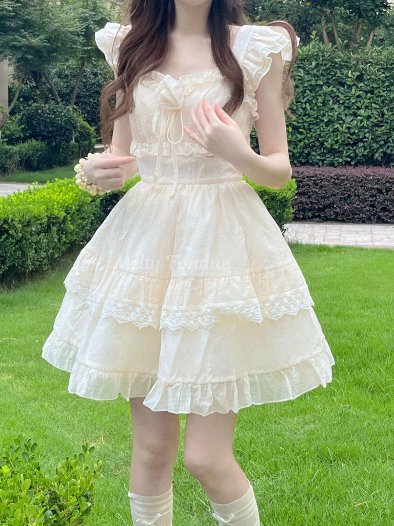 夢みる花びらの舞踏会ワンピース