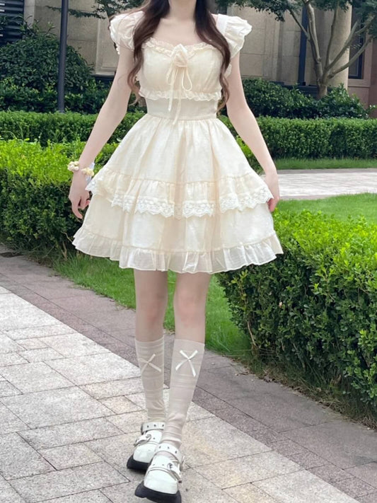 夢みる花びらの舞踏会ワンピース