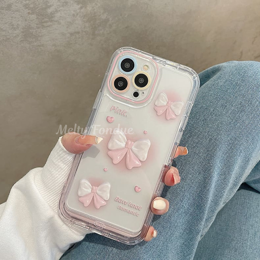 メルヘンキュートなリボンIphoneケース
