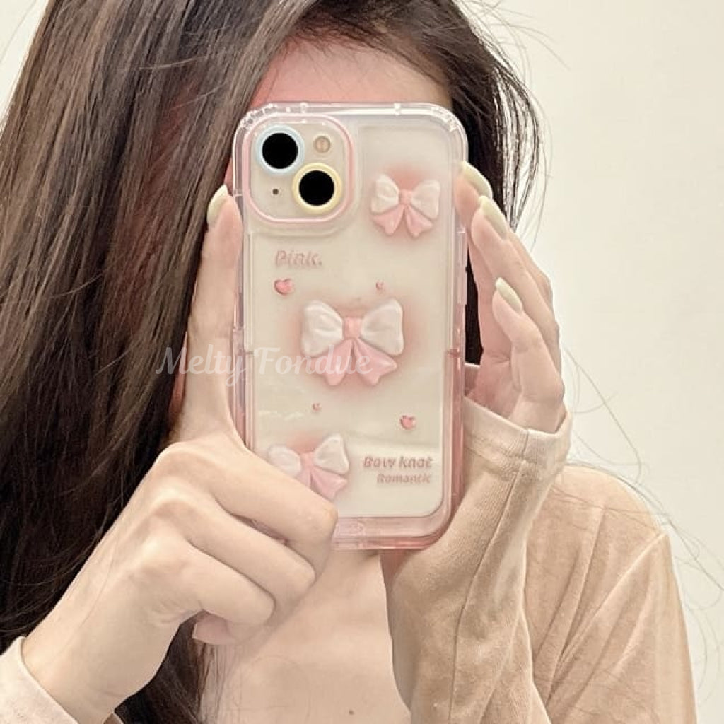 メルヘンキュートなリボンIphoneケース