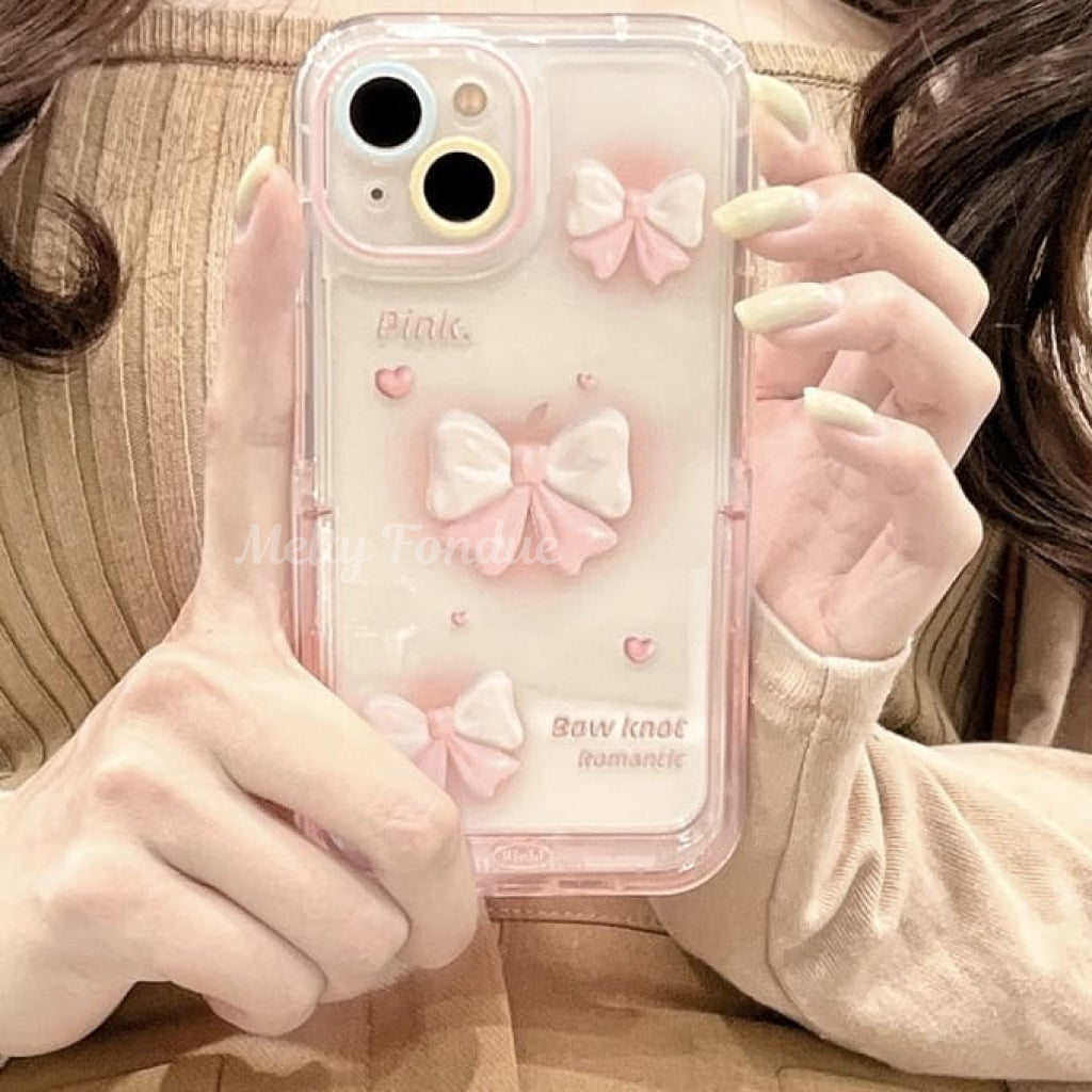 メルヘンキュートなリボンIphoneケース